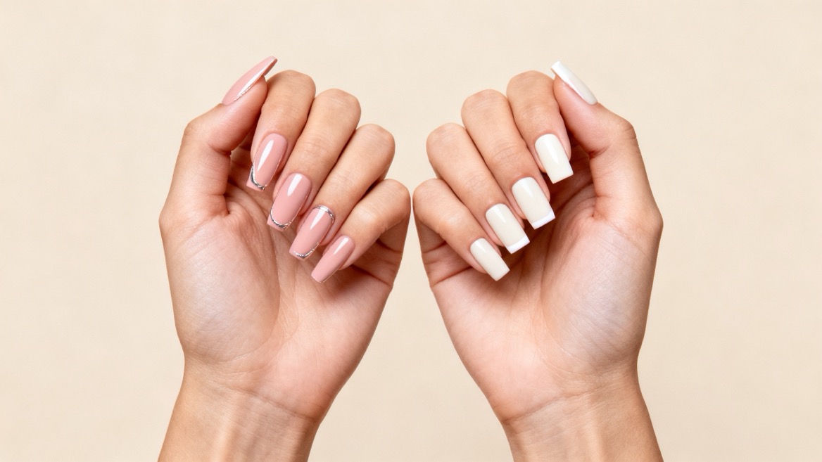 Coffin And Square Nail Shape Comparison Coffin And Square Nail Shape Comparison