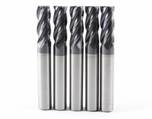 Solid Carbide High Precision 4 Flute Flat End Mill