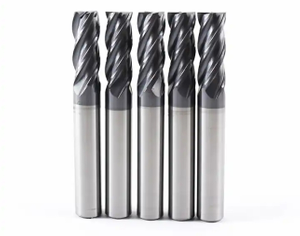 Solid Carbide High Precision 4 Flute Flat End Mill