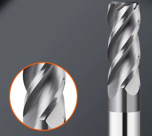 4 Flute Flat End Mill Square End Mill 4 Flute Flat End Mill Square End Mill