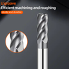 4-edge Tungsten Steel Milling Cutter