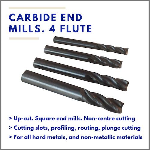 Carbide End Mills 4 Flute