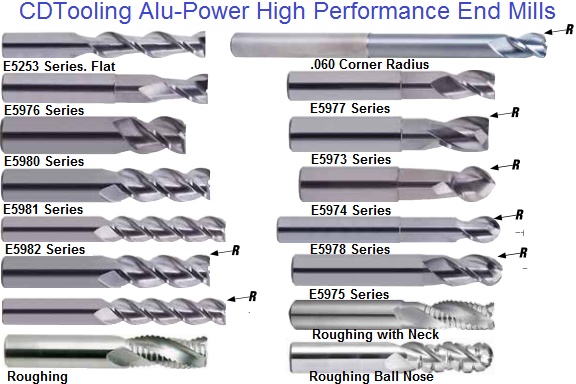 CD Tooling Alu-Power High Performance End Mills