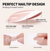  Valentine's Soft Gel French Tip Press on Nails with Glue Wholesale Fake Nails 