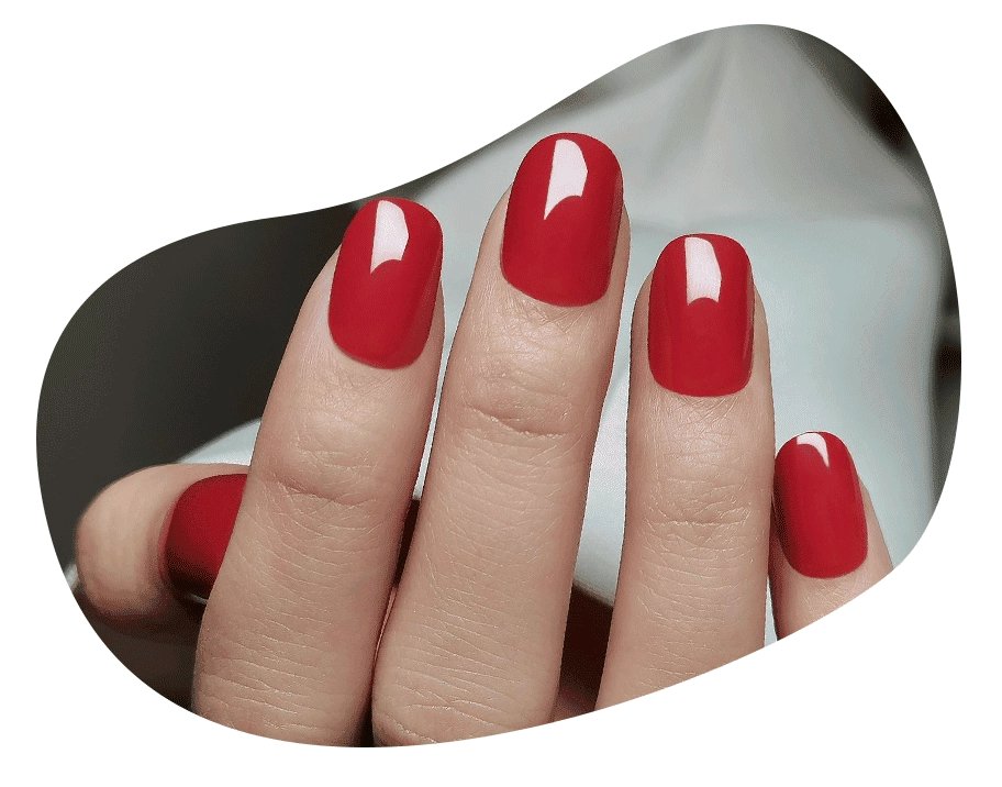 simple oval nails