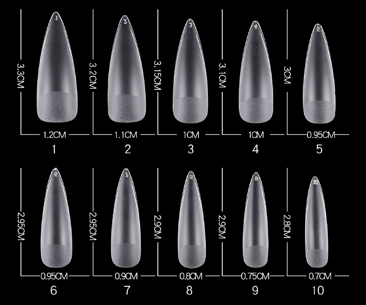 long stiletto salon nails
