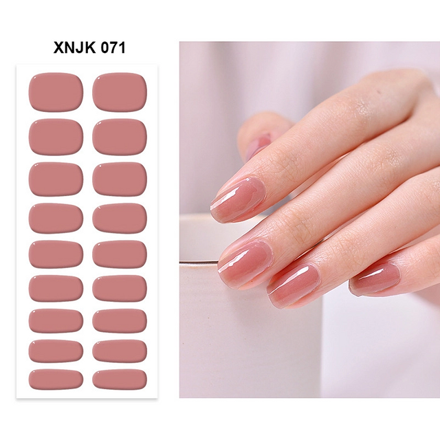  Customization Safety Solid Color Nails Sticker Manufacturer 