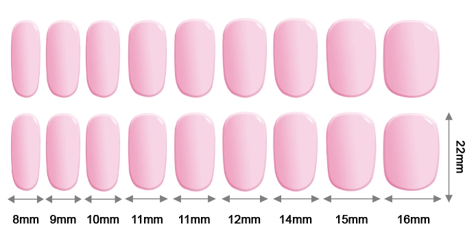 Gel Nail Strip 18 Pcs