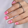  Wholesale Short Oval Valentine's Jewelry Fashion Stick On Nails 