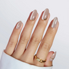  Custom 3D Luxury Soft Gel Almond Gold Design Private Label Press On Nails Suppliers 