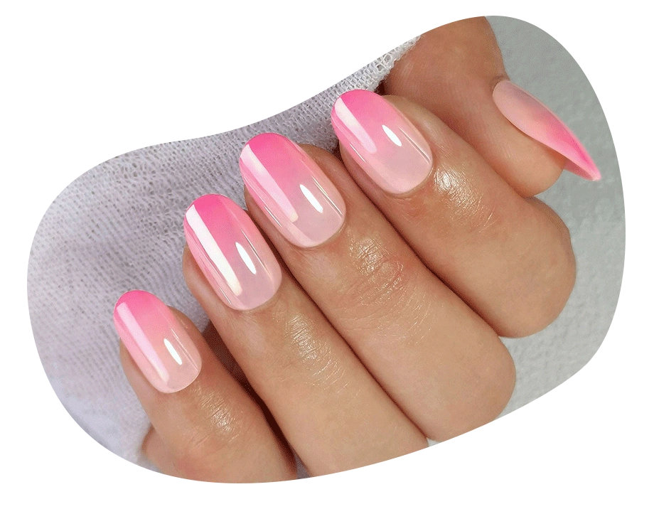 round shaped nails