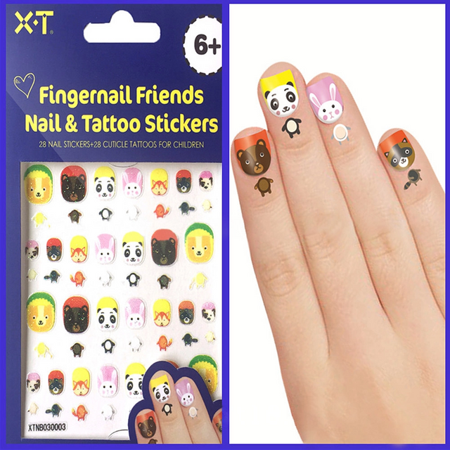 colorful nails sticker