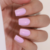  Elegrance Soft Gel Custom Solid Taro Purple Color Press on Nail 