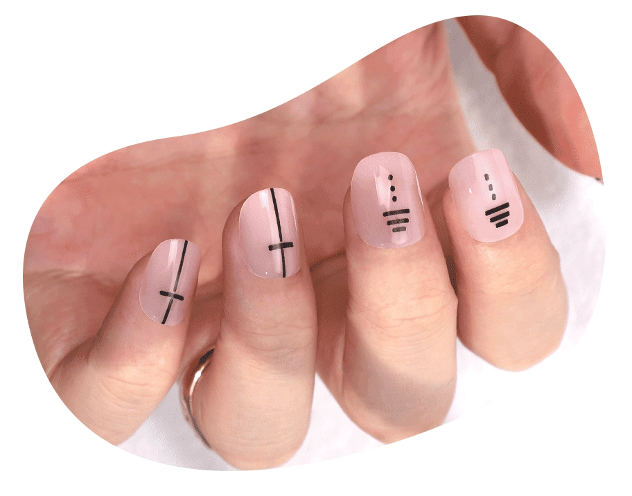 natural short oval nails