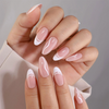  Printing Classical White French Tips Design CustomPress On Nails 