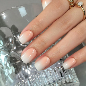  Custom Ombre Style Short Square Press On Nails Manufacturer 