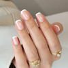  Classical Private Label Custom Square French Design Press On Nails 
