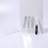 Custom Logo Double Side Clear Glass Nail File Crystal Fingernail File for Shape And Smooth Nails
