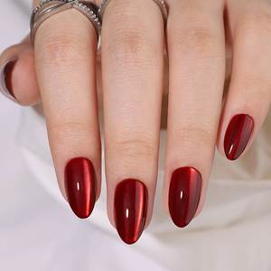  New Trending Custom Made Cat Eye Classy Faux Ongles Fake Nails Suppliers 