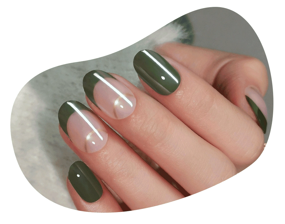 oval nails shape