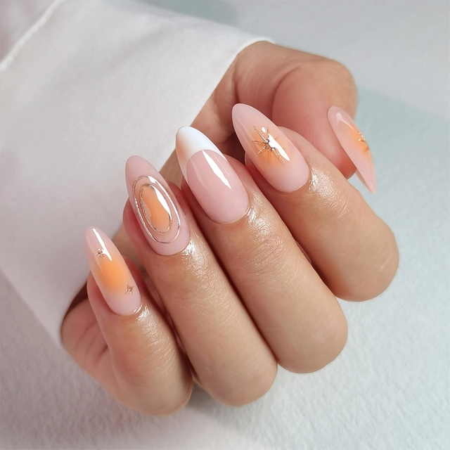  Autumn Design 3D French Private Label Nails Press On 