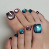  Custom Aurora Cart Eye Women Toe Artificial Nails Manufacturer 