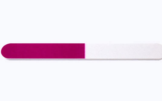 white mini nail file