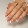 Wholesale Unique Duck Nails Shape White French Nails Tips Press On Nails Manufacturer